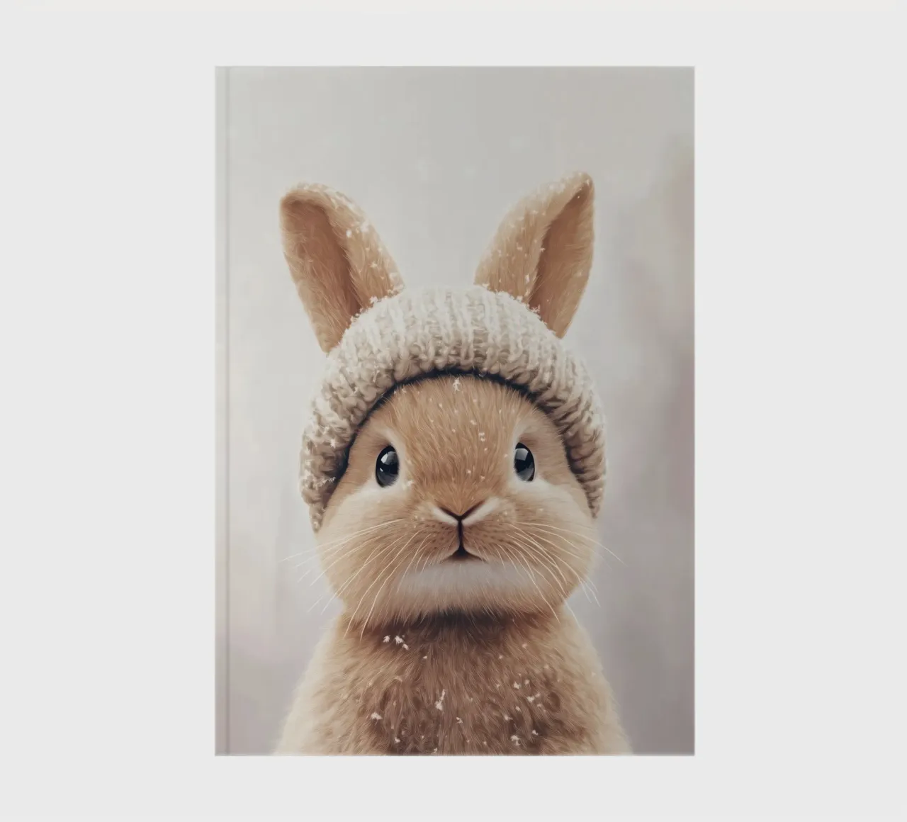 HeldIn #30: Hase im Winter notebook by farbenhelden