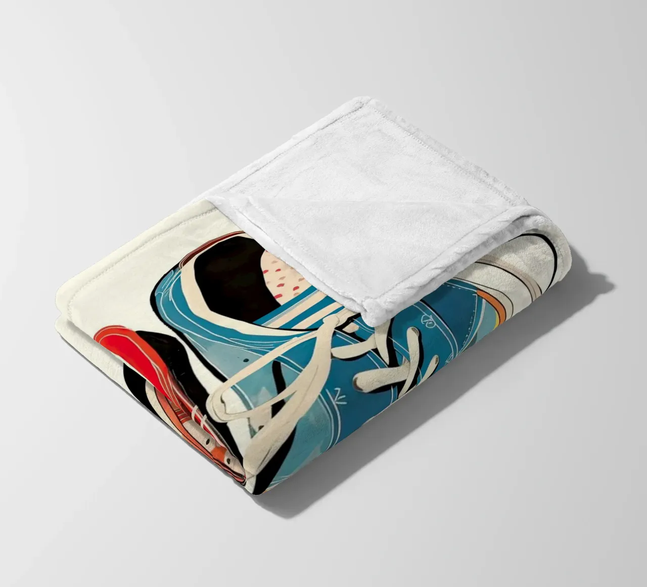 Un passo nei colori coperta in pile da DaarbyN