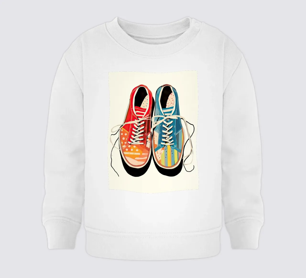 Un passo nei colori felpa neonato da DaarbyN