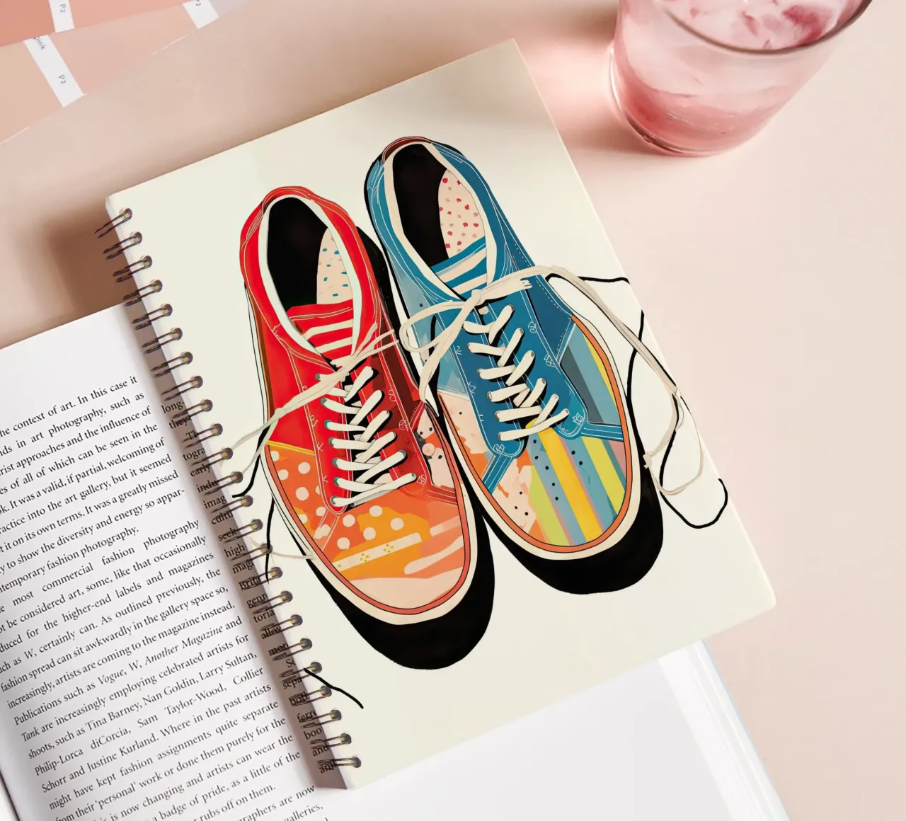 Step Into Colors spiral notebook by DaarbyN