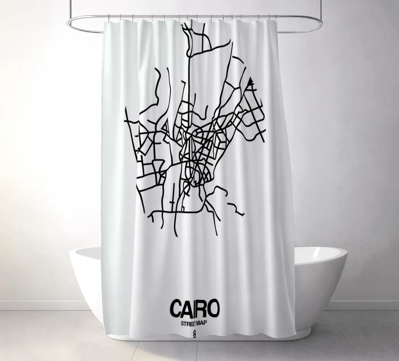 Cairo douchegordijn van Naxart