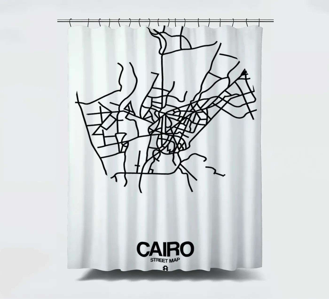 Cairo douchegordijn van Naxart