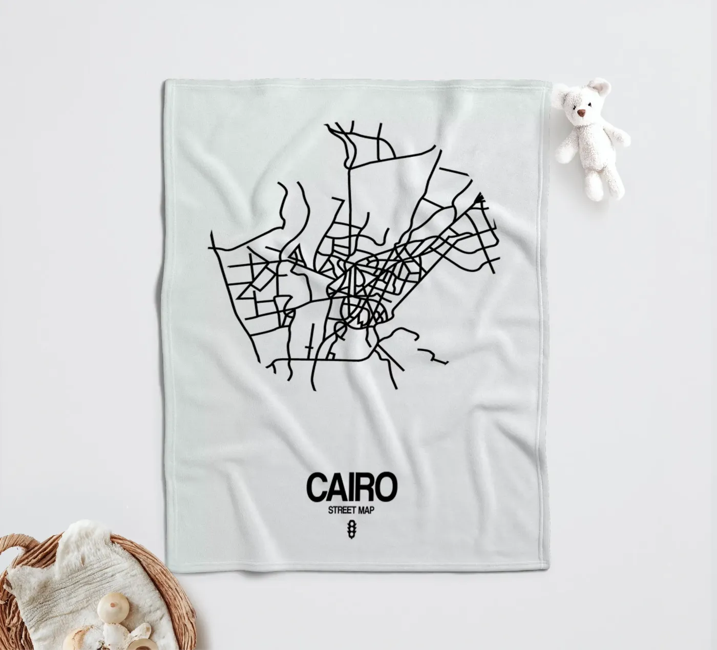 Cairo coperta in pile da Naxart