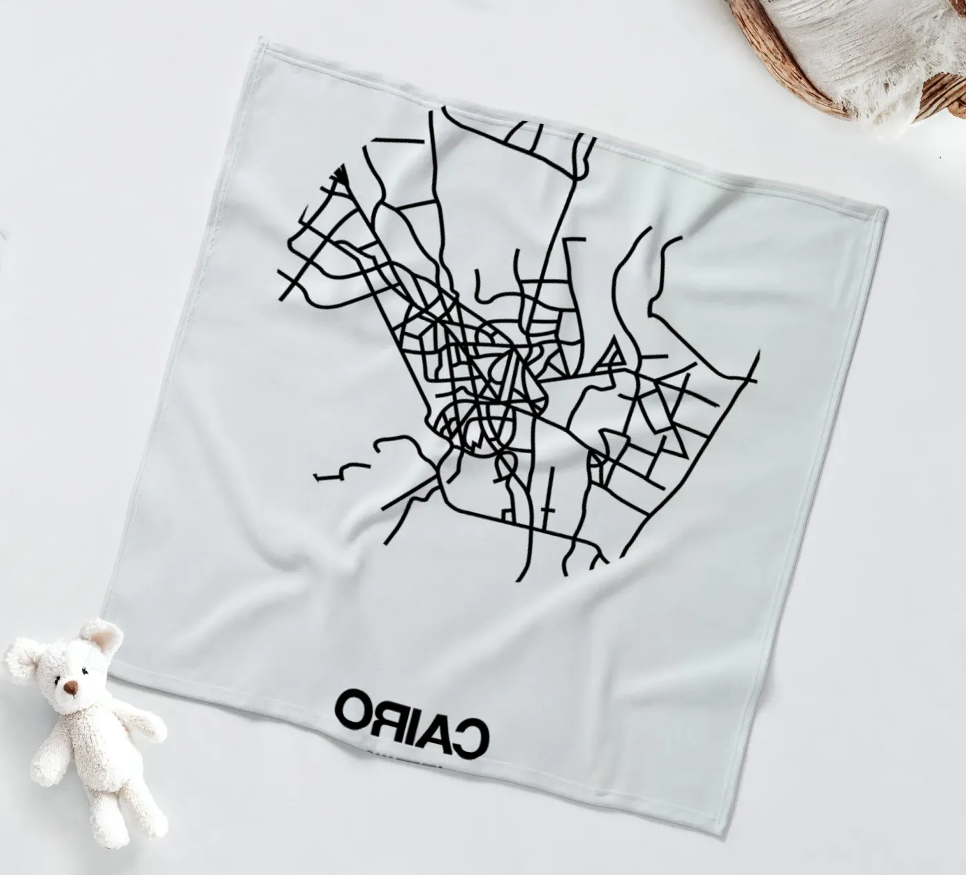 Cairo plaid polaire de Naxart