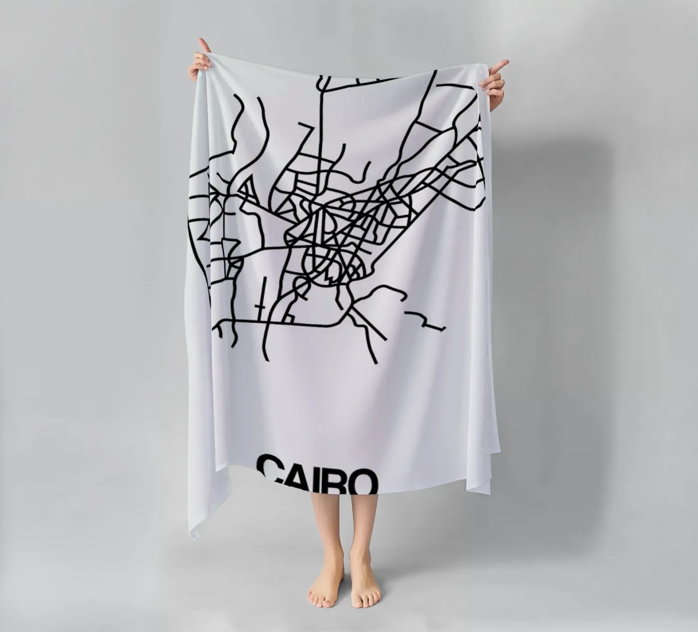 Cairo strandhanddoek van Naxart