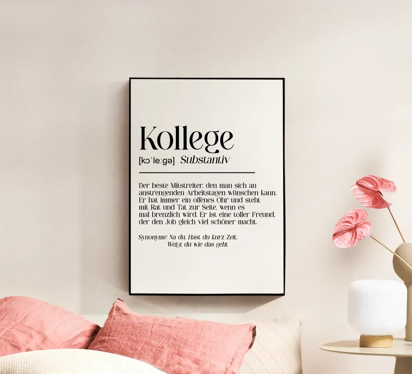 Kollege Definition plexiglass da BAINAI QUOTES