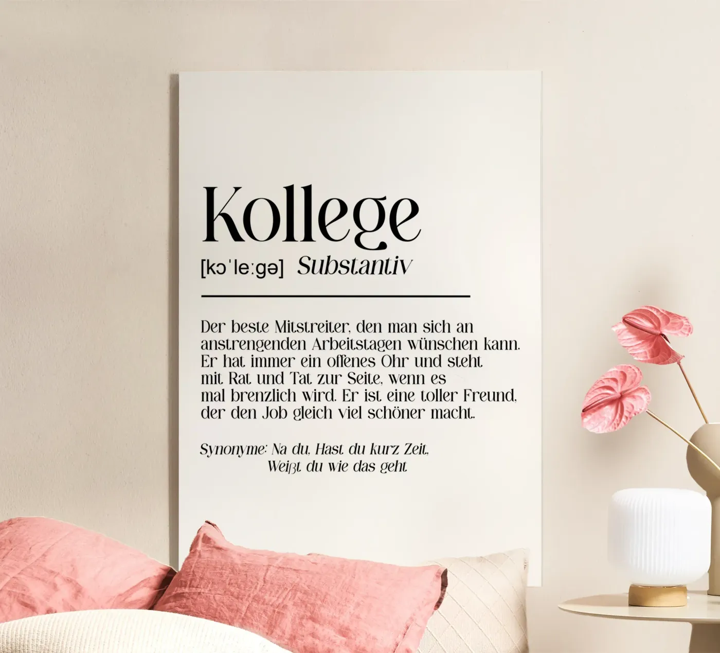 Kollege Definition plexiglass da BAINAI QUOTES