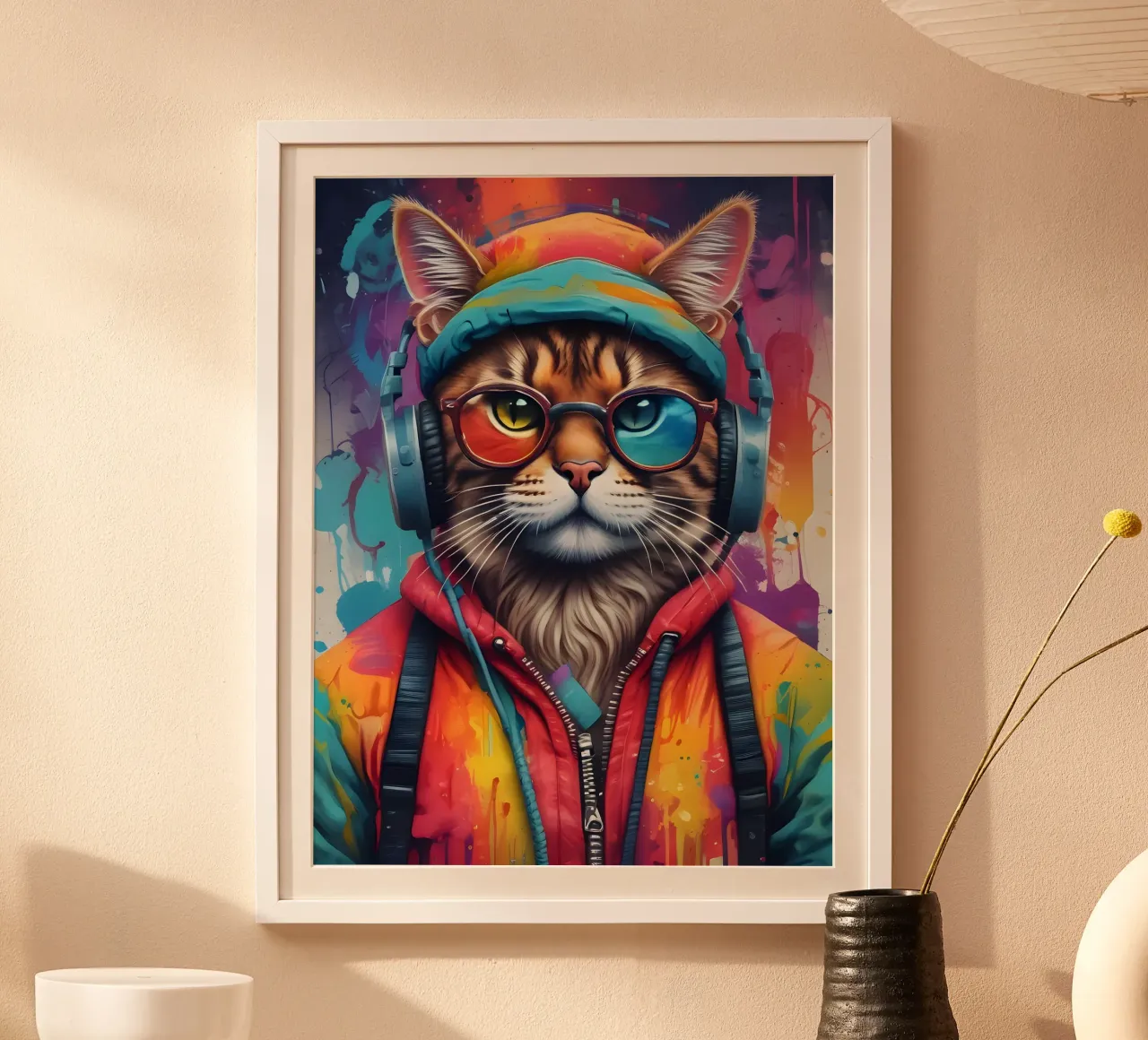 Con gli occhiali ascolta la musica poster da MakArena