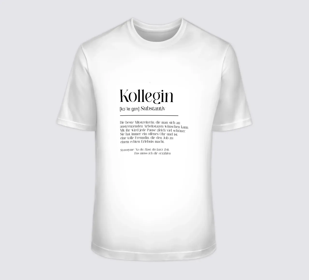 Kollegin Definition t-shirt da BAINAI QUOTES