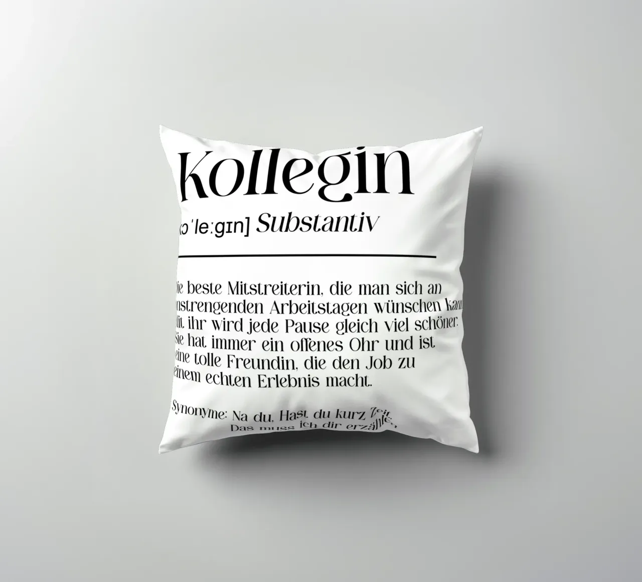 Kollegin Definition cuscino da BAINAI QUOTES