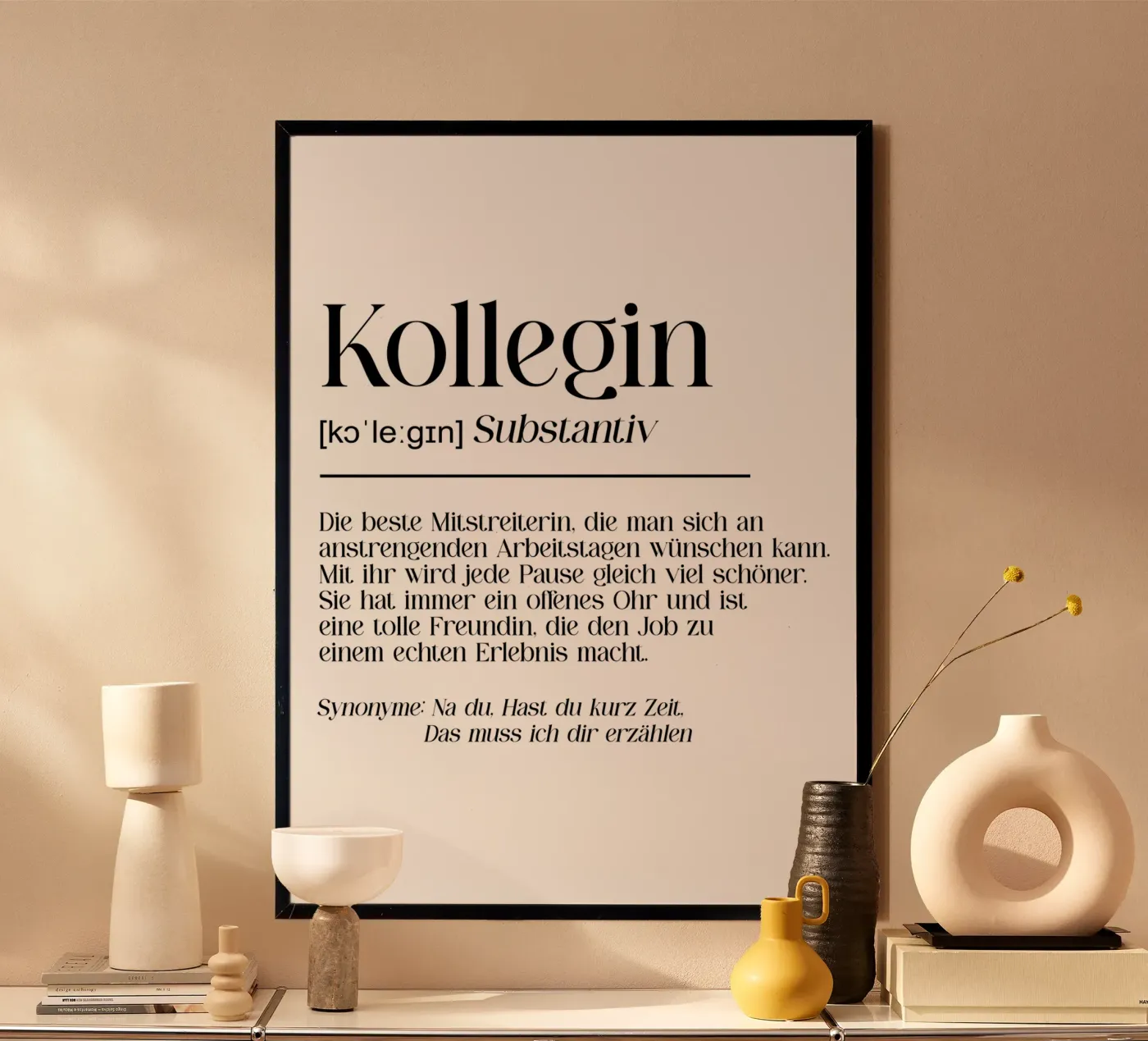 Kollegin Definition poster da BAINAI QUOTES