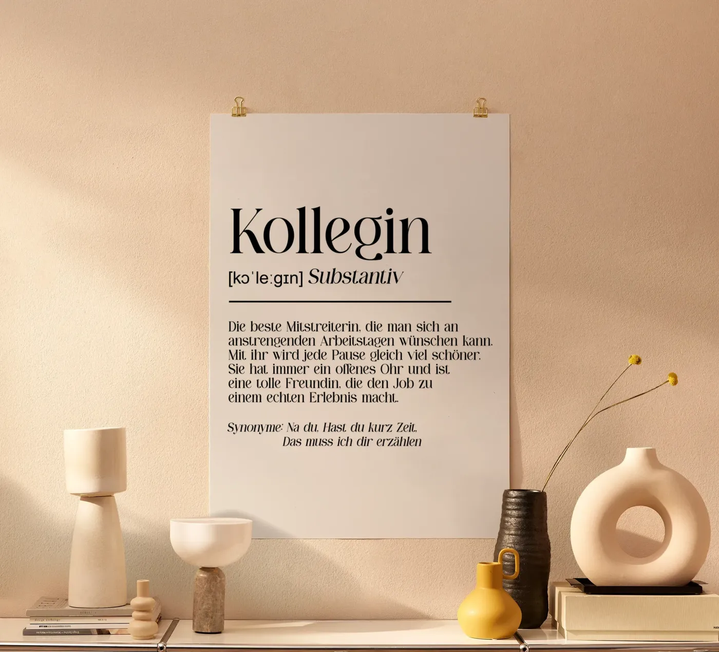 Kollegin Definition poster da BAINAI QUOTES