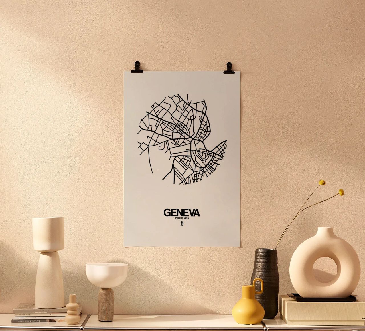 Geneva Poster von Naxart