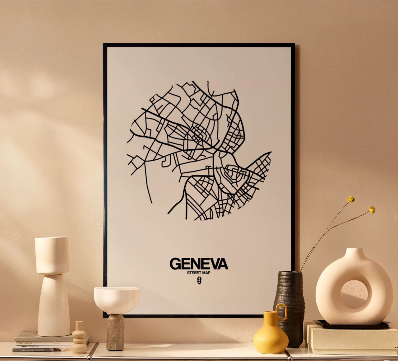 Geneva Poster von Naxart