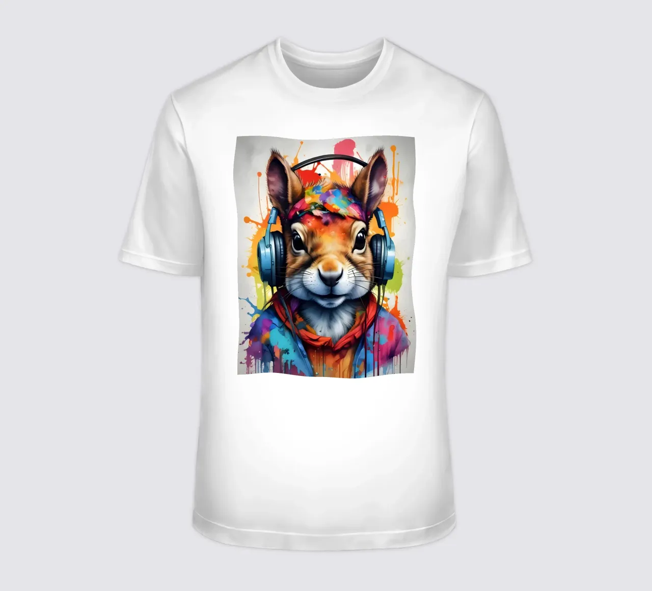 Scoiattolo in cuffia t-shirt da MakArena