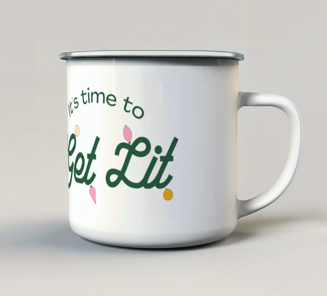 Christmas Time tazza in smalto da Dreamer10