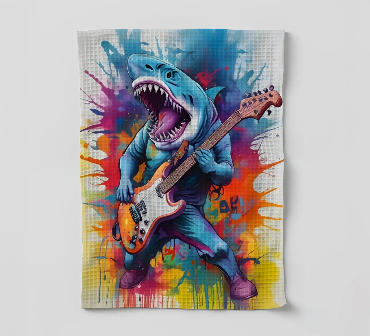 Lo squalo suona la chitarra canovaccio da cucina da MakArena
