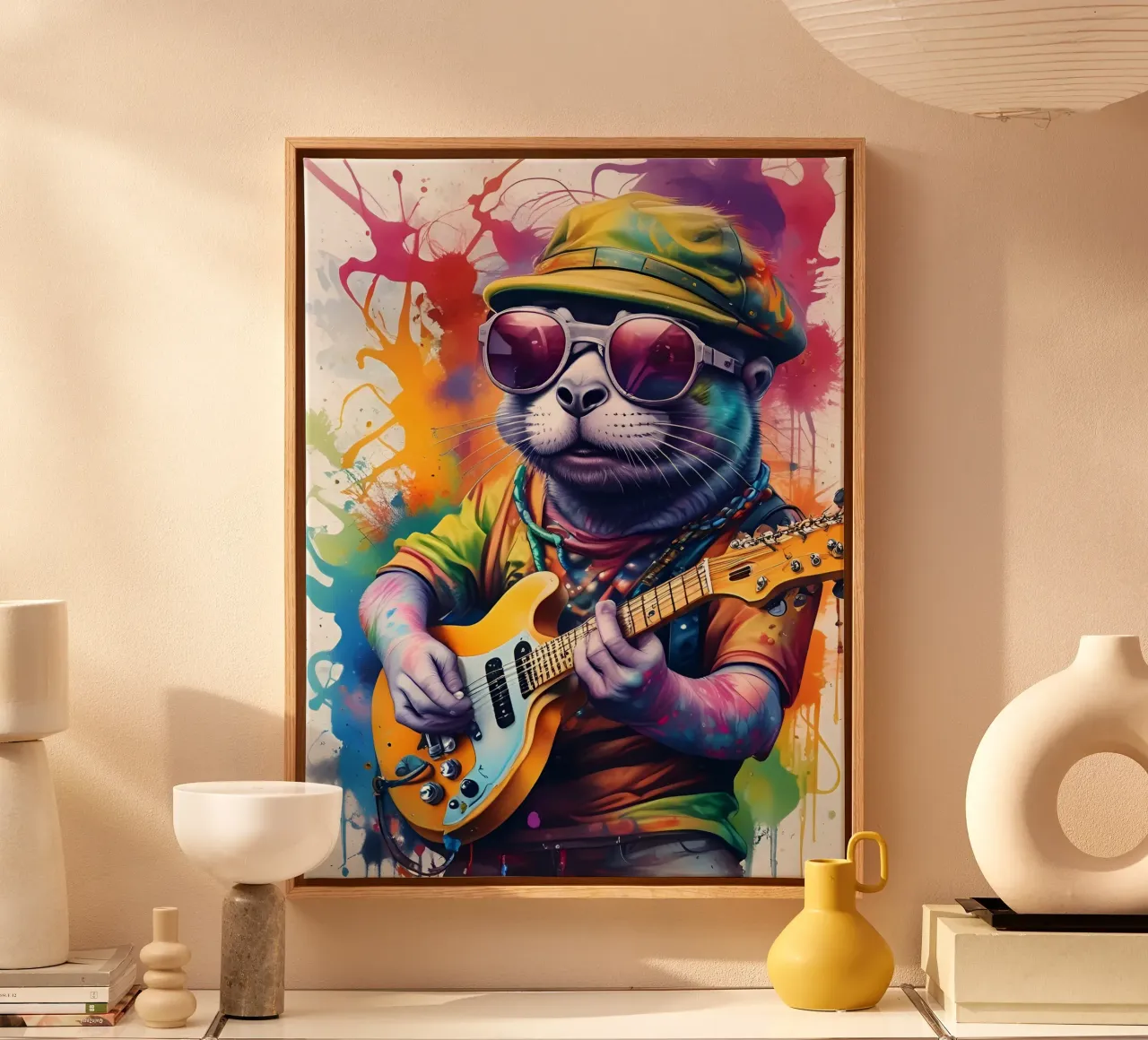Sigillo suonare la chitarra tela da MakArena