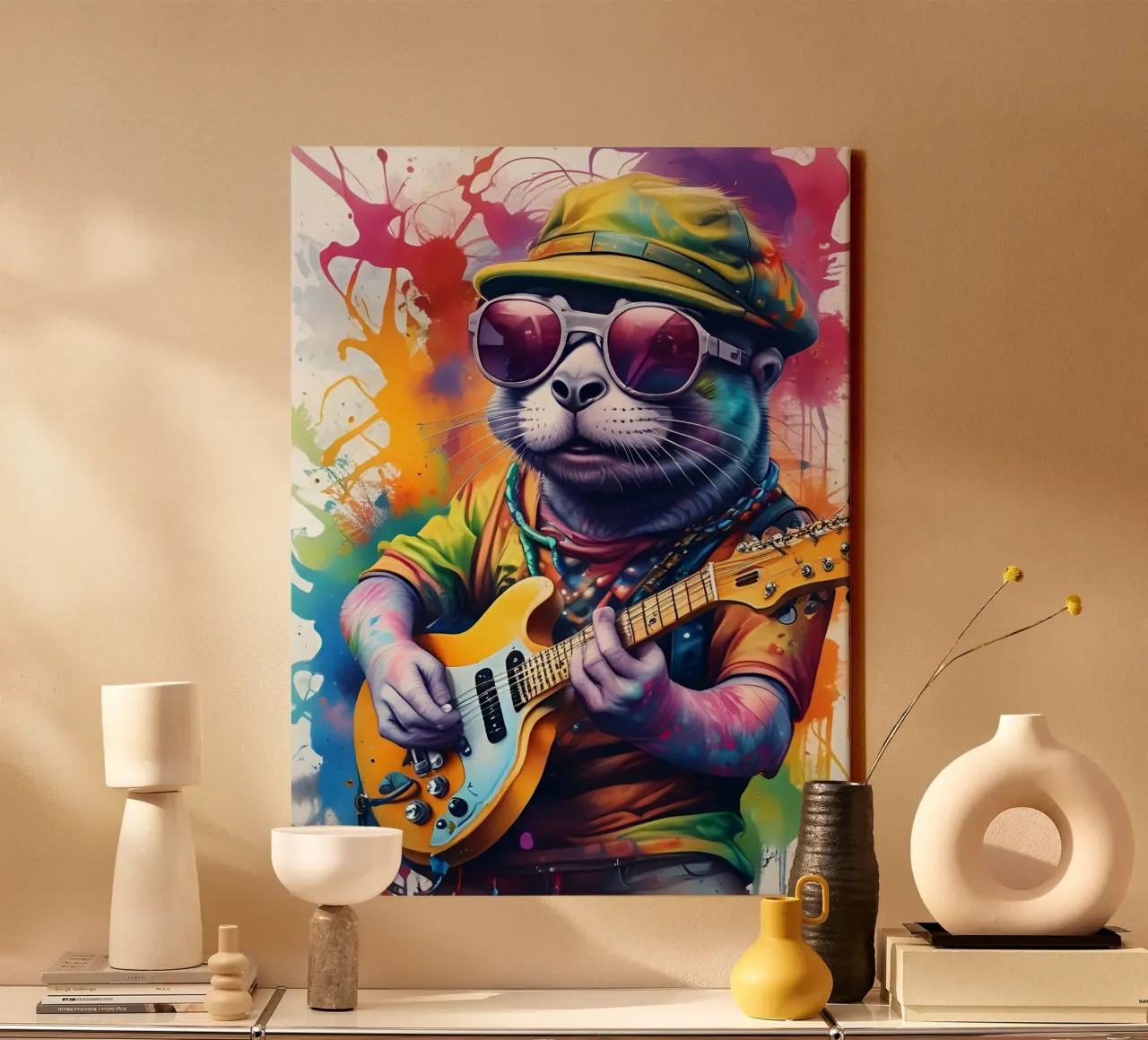Sigillo suonare la chitarra tela da MakArena