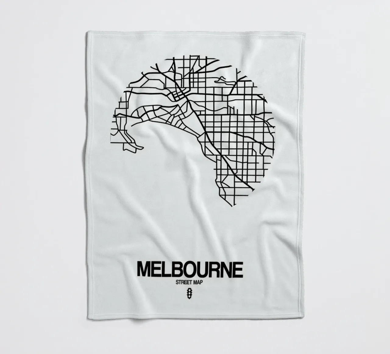 Melbourne Fleecedecke von Naxart