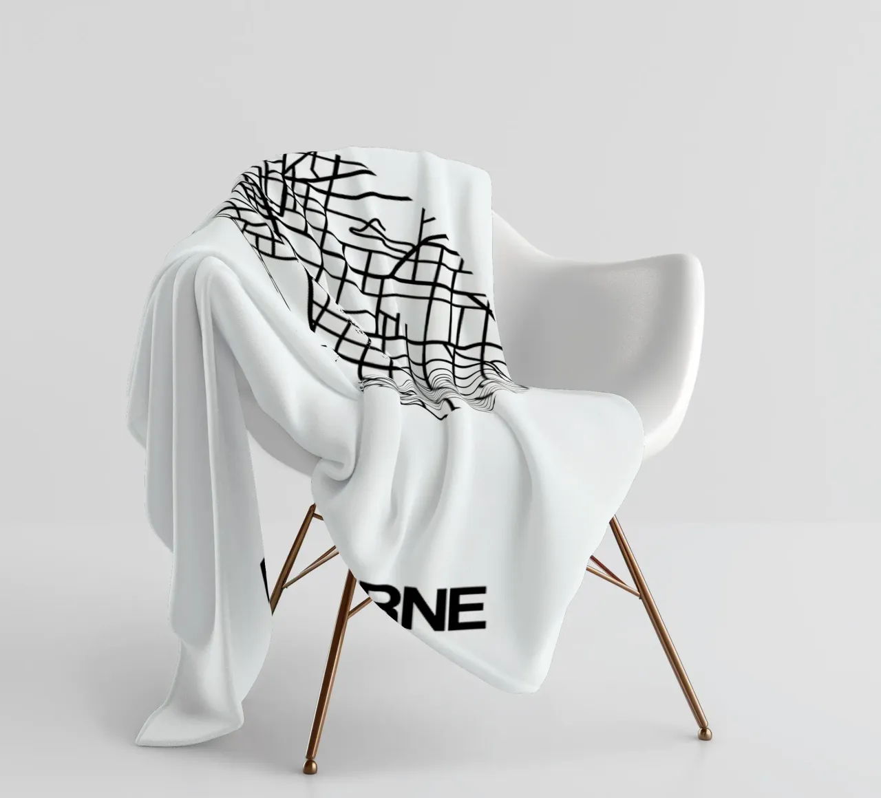 Melbourne Fleecedecke von Naxart