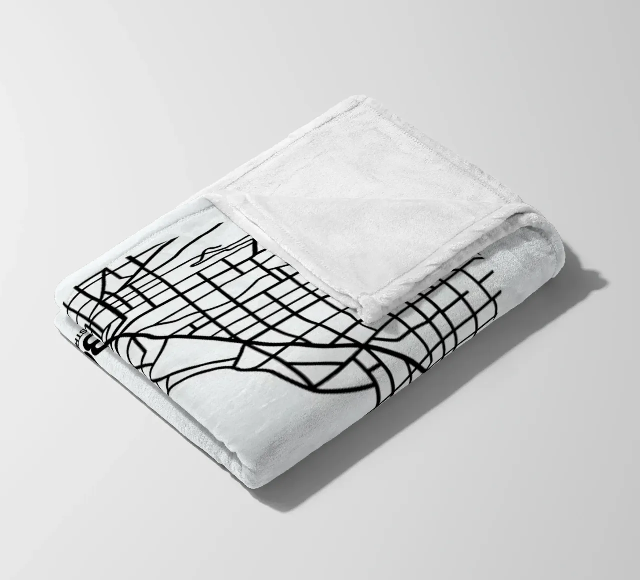 Melbourne Fleecedecke von Naxart