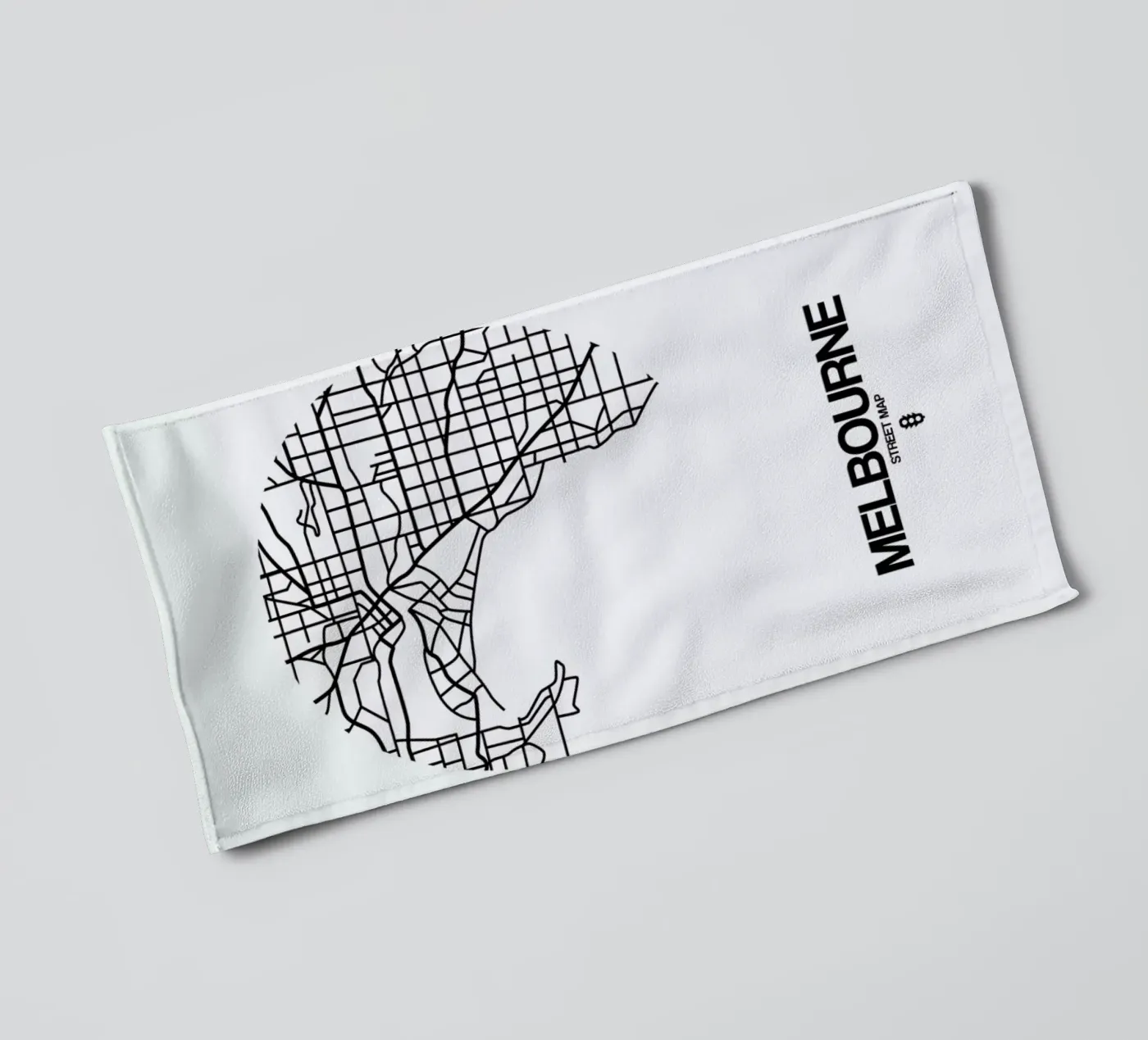 Melbourne badhanddoek van Naxart