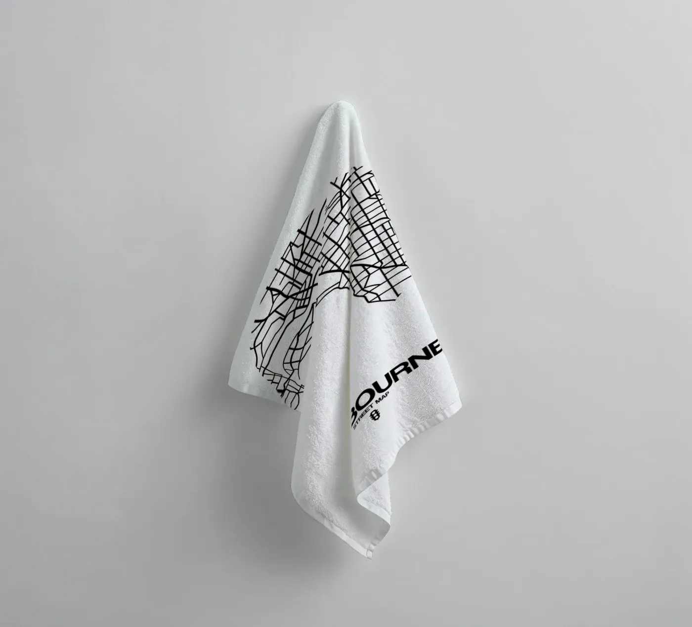Melbourne badhanddoek van Naxart