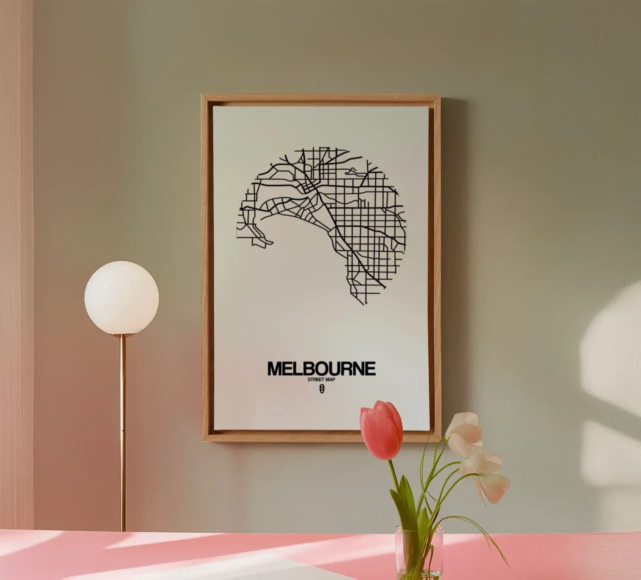 Melbourne canvas by Naxart