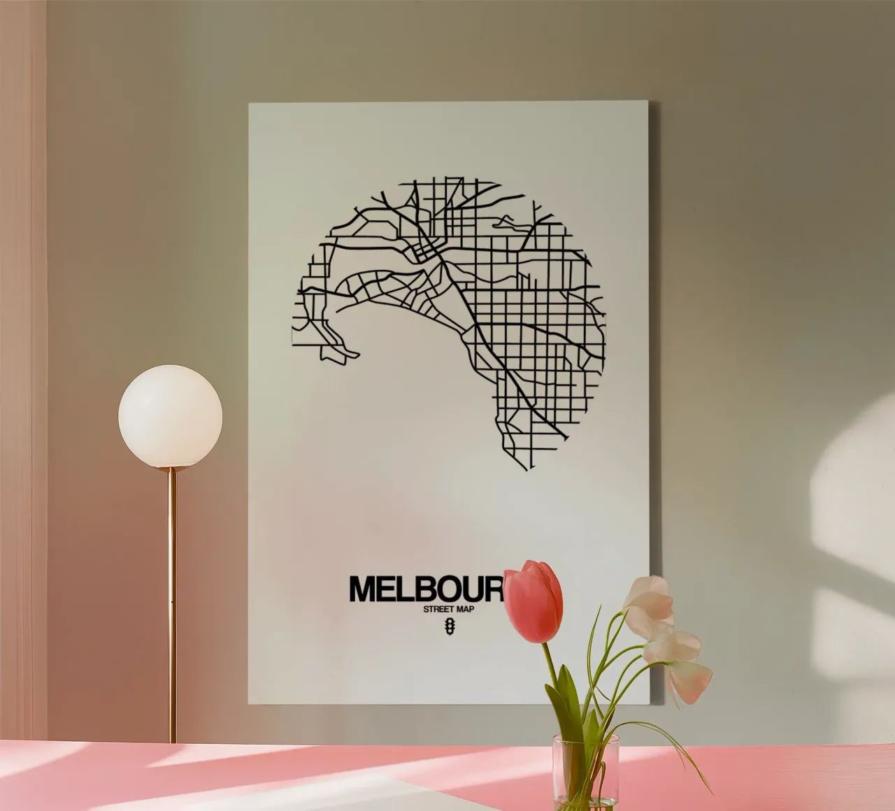 Melbourne canvas by Naxart