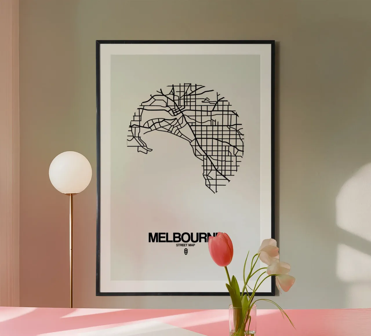 Melbourne poster da Naxart