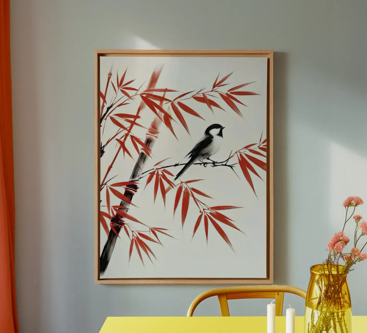 Bambus canvas van Digital Naive