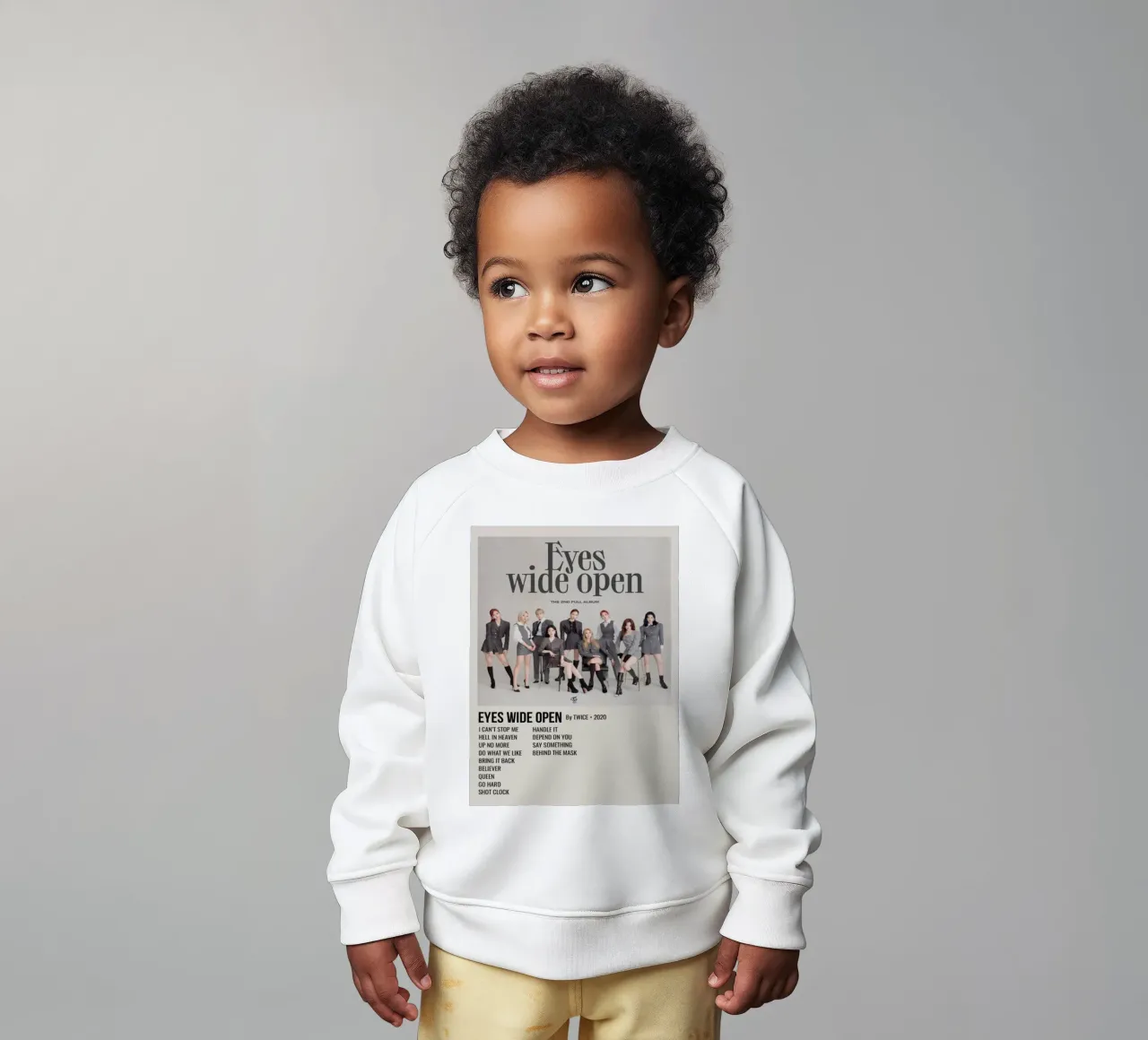 EYES WIDE OPEN BY TWICE - 2020 Baby Sweatshirt von SoundStudio