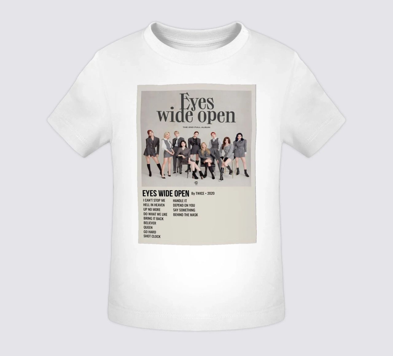 EYES WIDE OPEN BY TWICE - 2020 maglietta neonato da SoundStudio