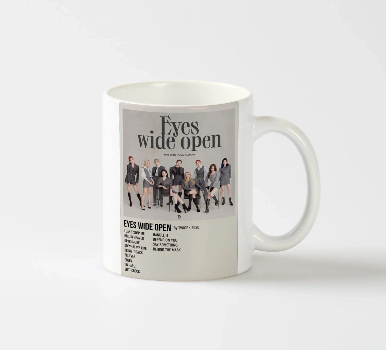 EYES WIDE OPEN BY TWICE - 2020 tazza in ceramica da SoundStudio