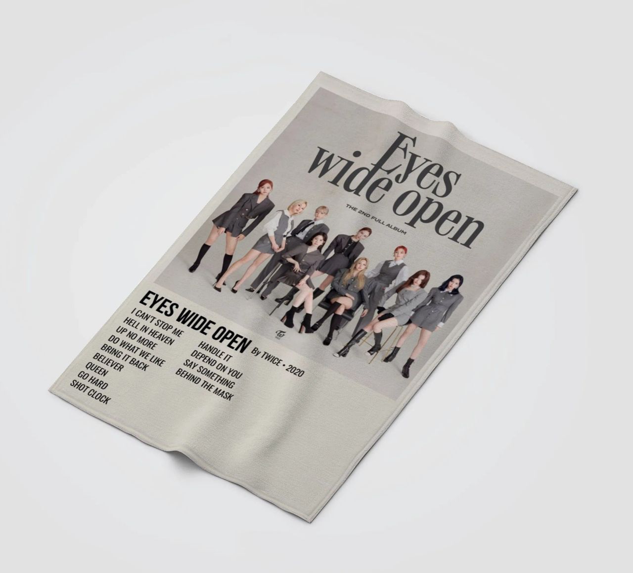 EYES WIDE OPEN BY TWICE - 2020 coperta in pile da SoundStudio