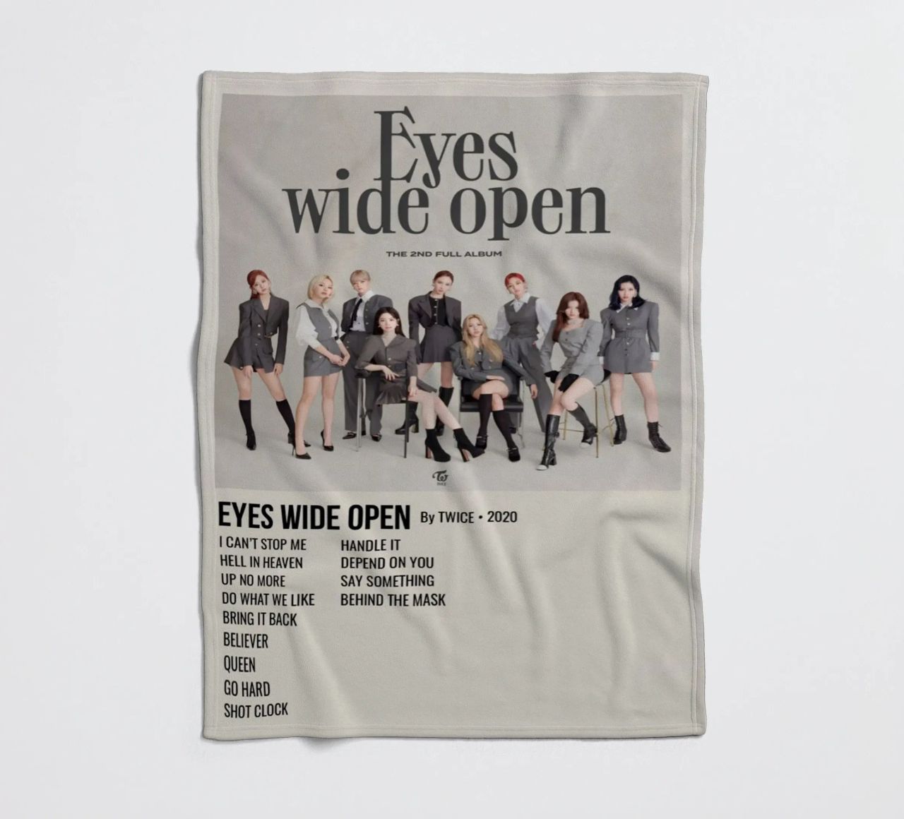 EYES WIDE OPEN BY TWICE - 2020 coperta in pile da SoundStudio