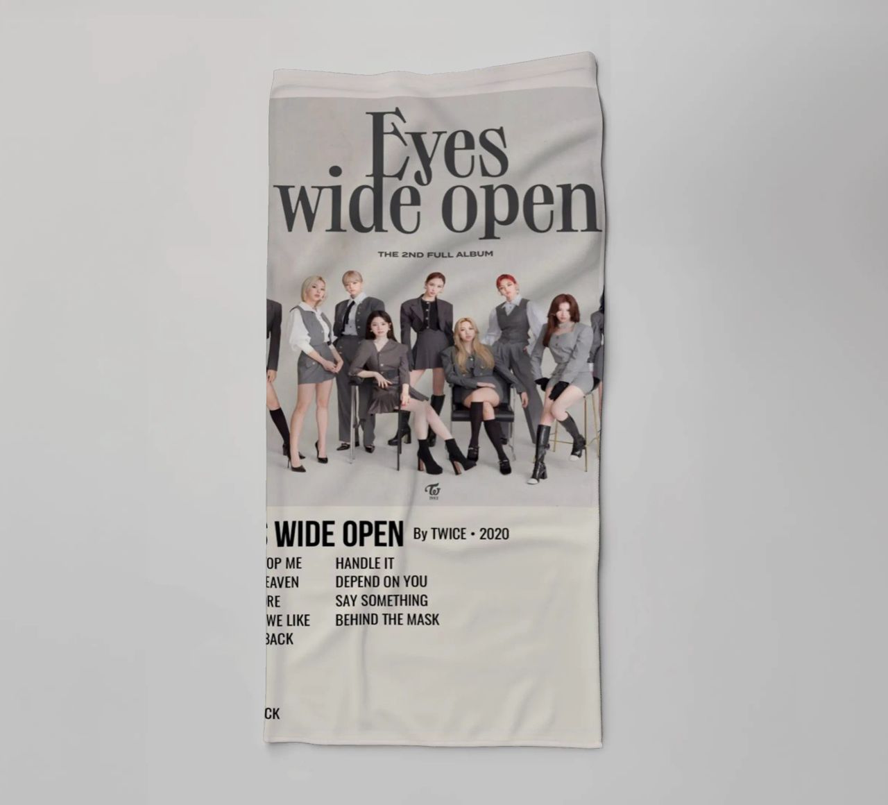 EYES WIDE OPEN BY TWICE - 2020 asciugamano da bagno da SoundStudio