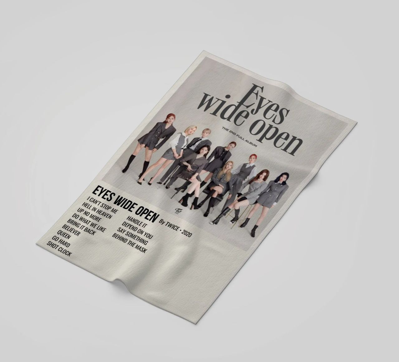 EYES WIDE OPEN BY TWICE - 2020 telo mare da SoundStudio
