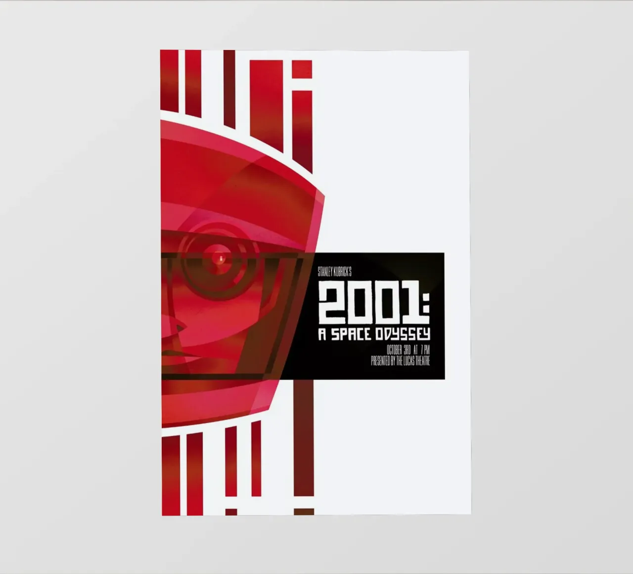 2001: A Space Odyssey telo in pvc da Sean Loose