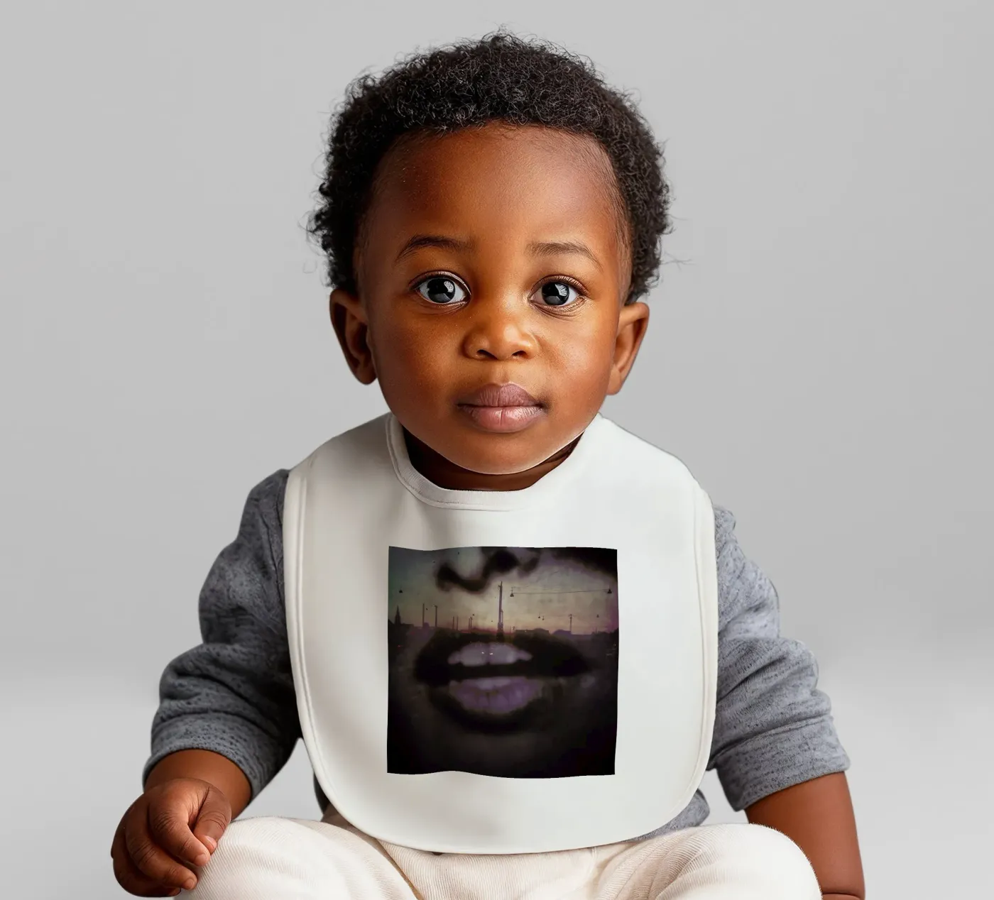Reflex Lips baby slabbetje van Sattrup & Høst
