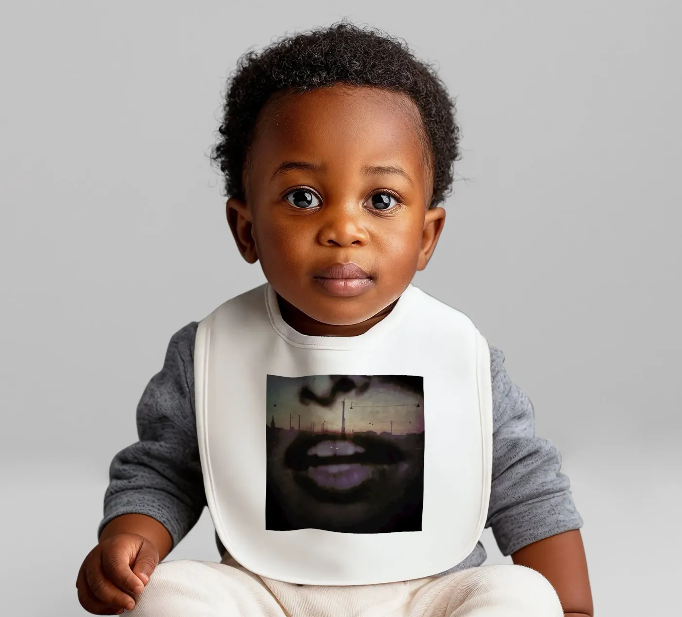 Reflex Lips baby slabbetje van Sattrup & Høst