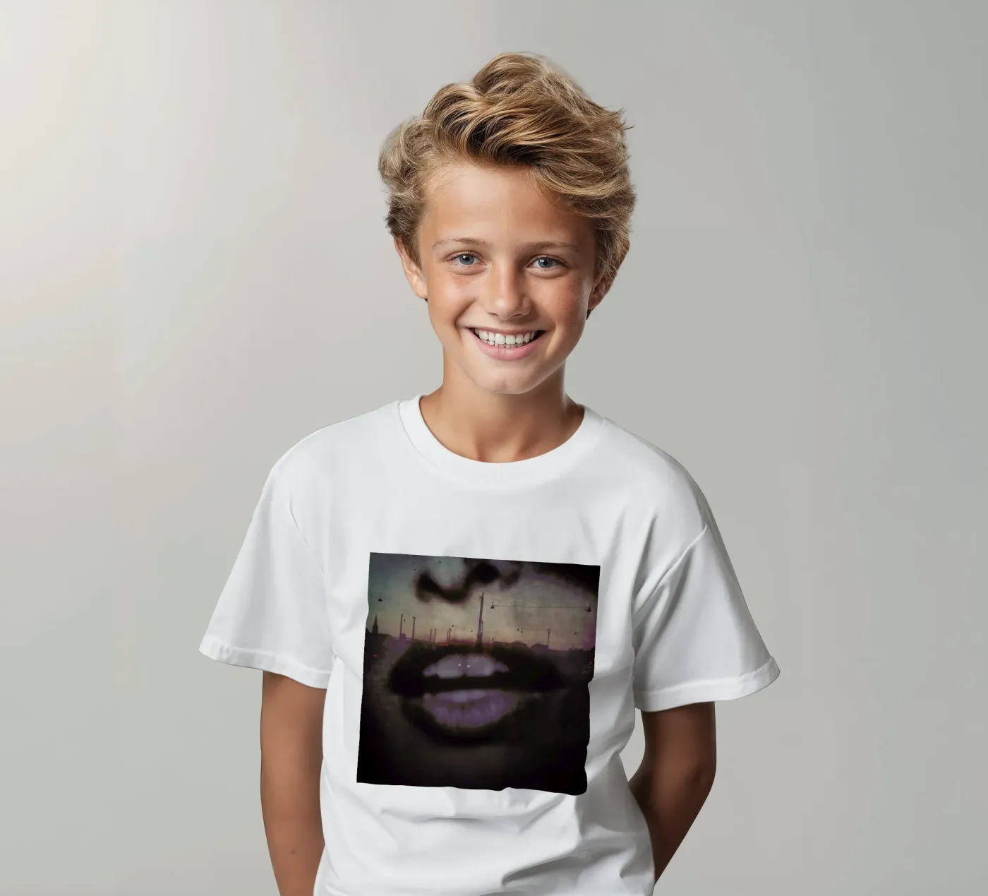 Reflex Lips kinder t-shirt van Sattrup & Høst