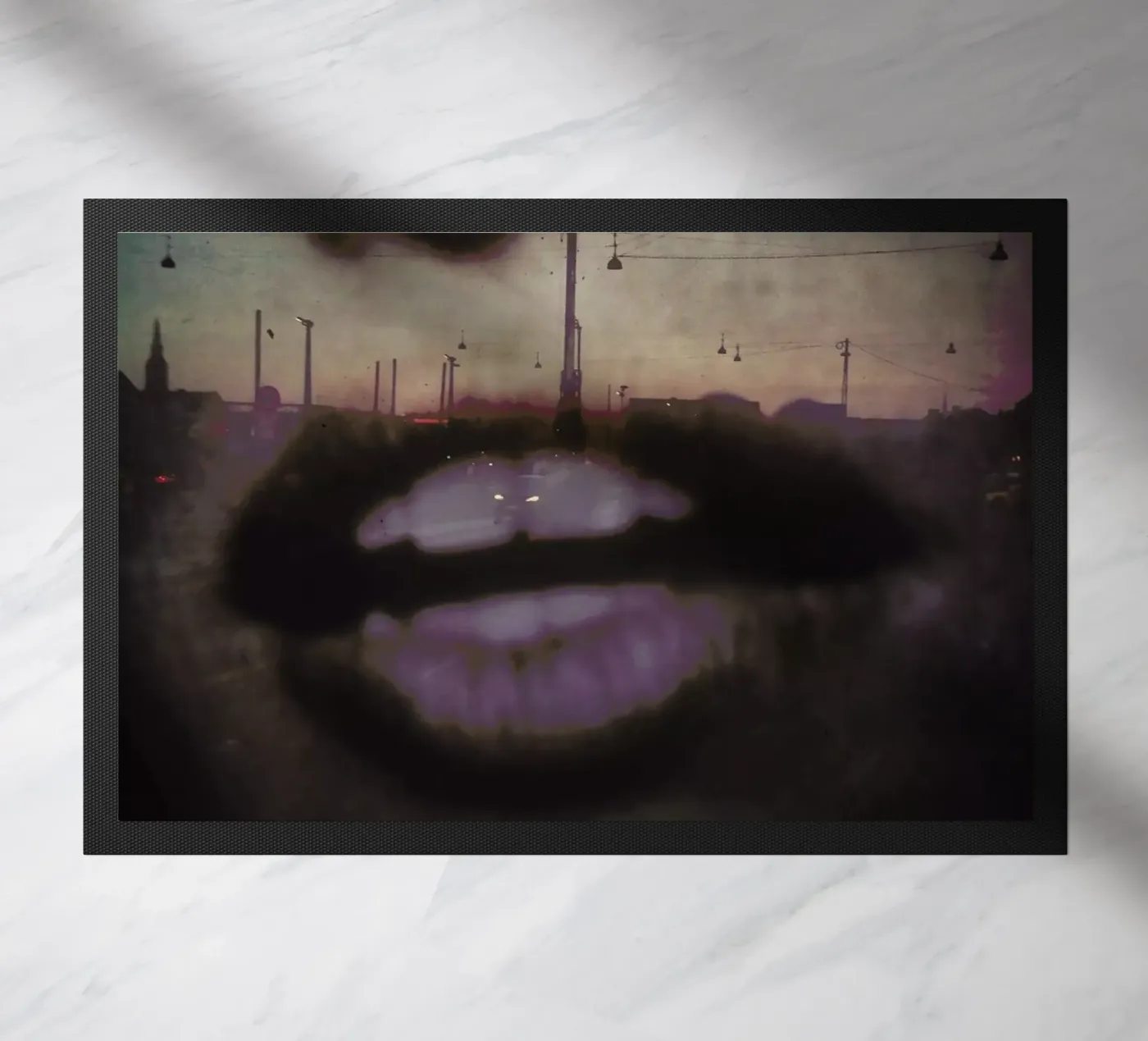 Reflex Lips doormat by Sattrup & Høst