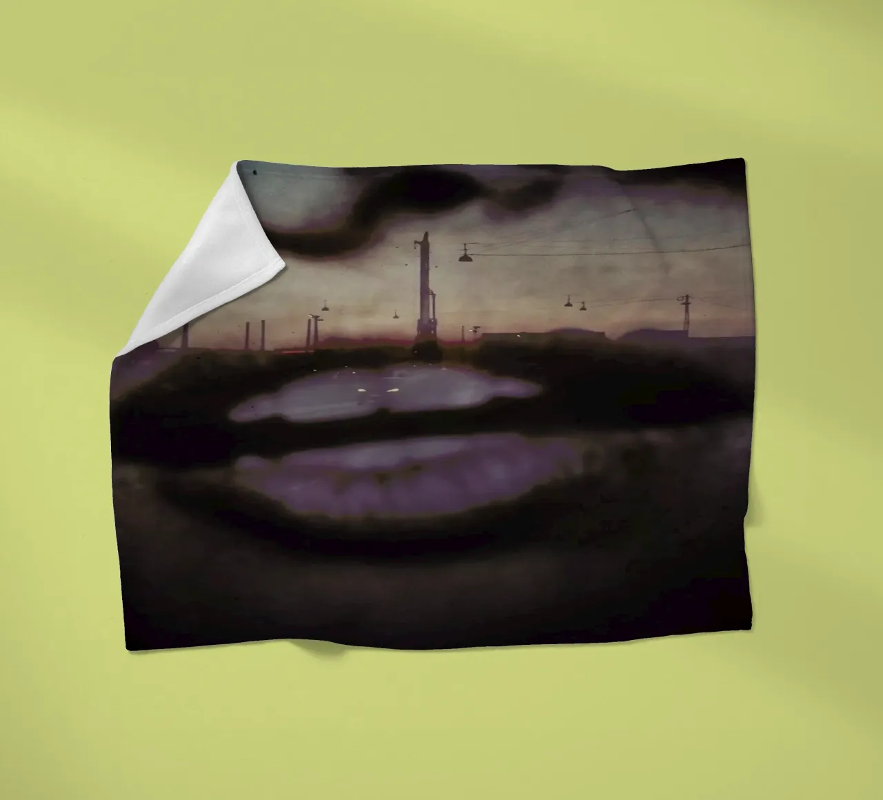 Reflex Lips Fleecedecke von Sattrup & Høst