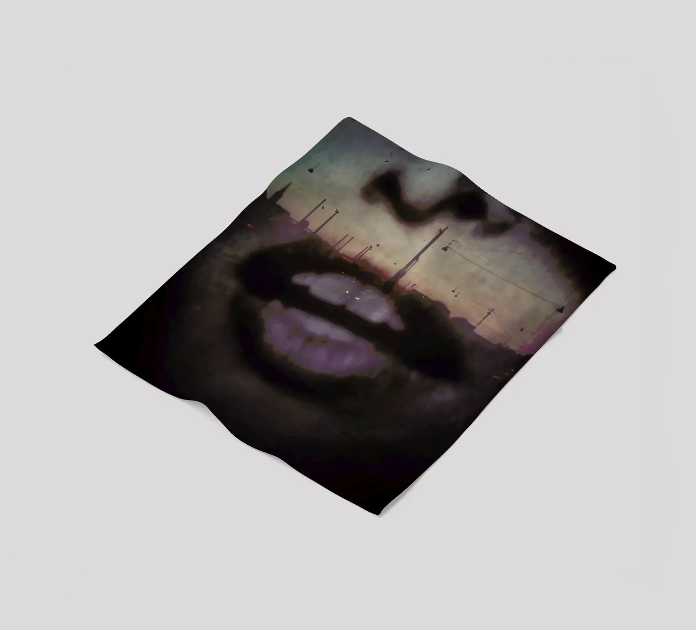 Reflex Lips fleecedeken van Sattrup & Høst