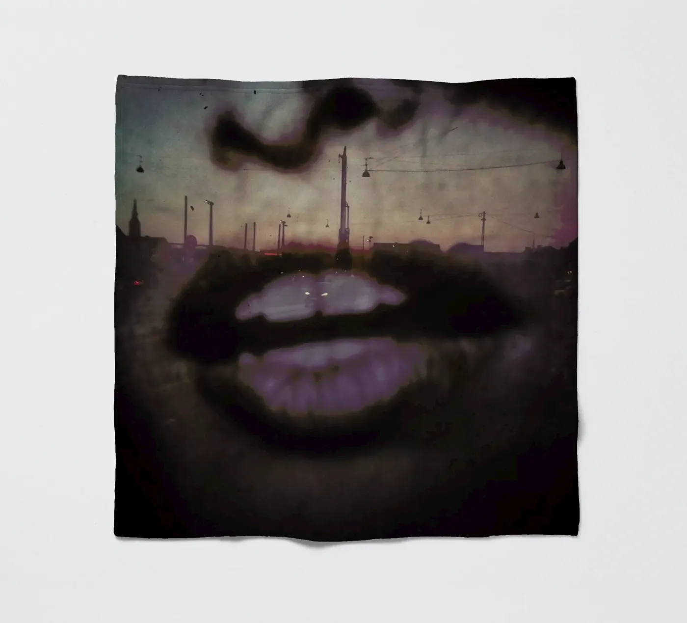 Reflex Lips plaid polaire de Sattrup & Høst