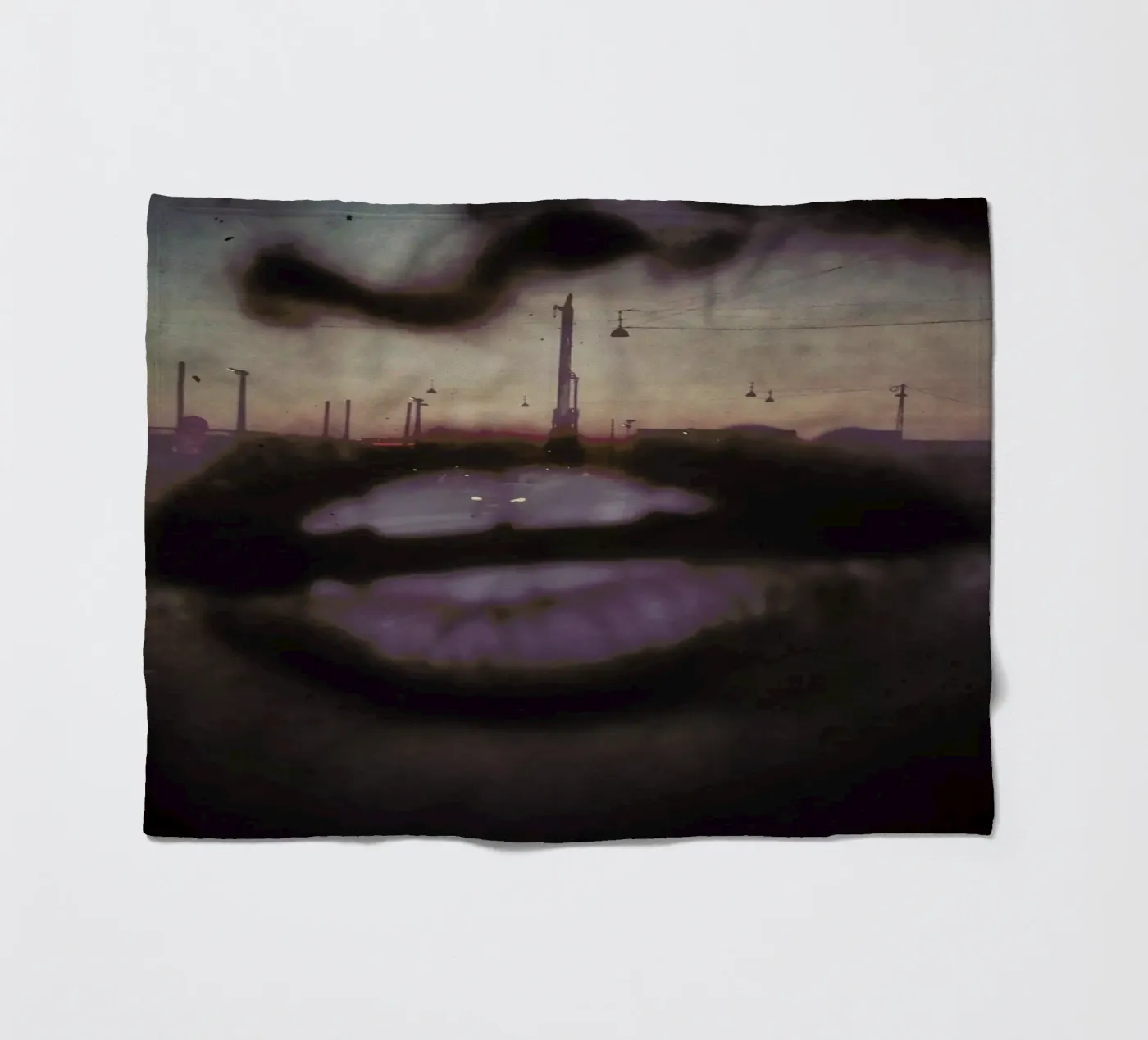 Reflex Lips plaid polaire de Sattrup & Høst