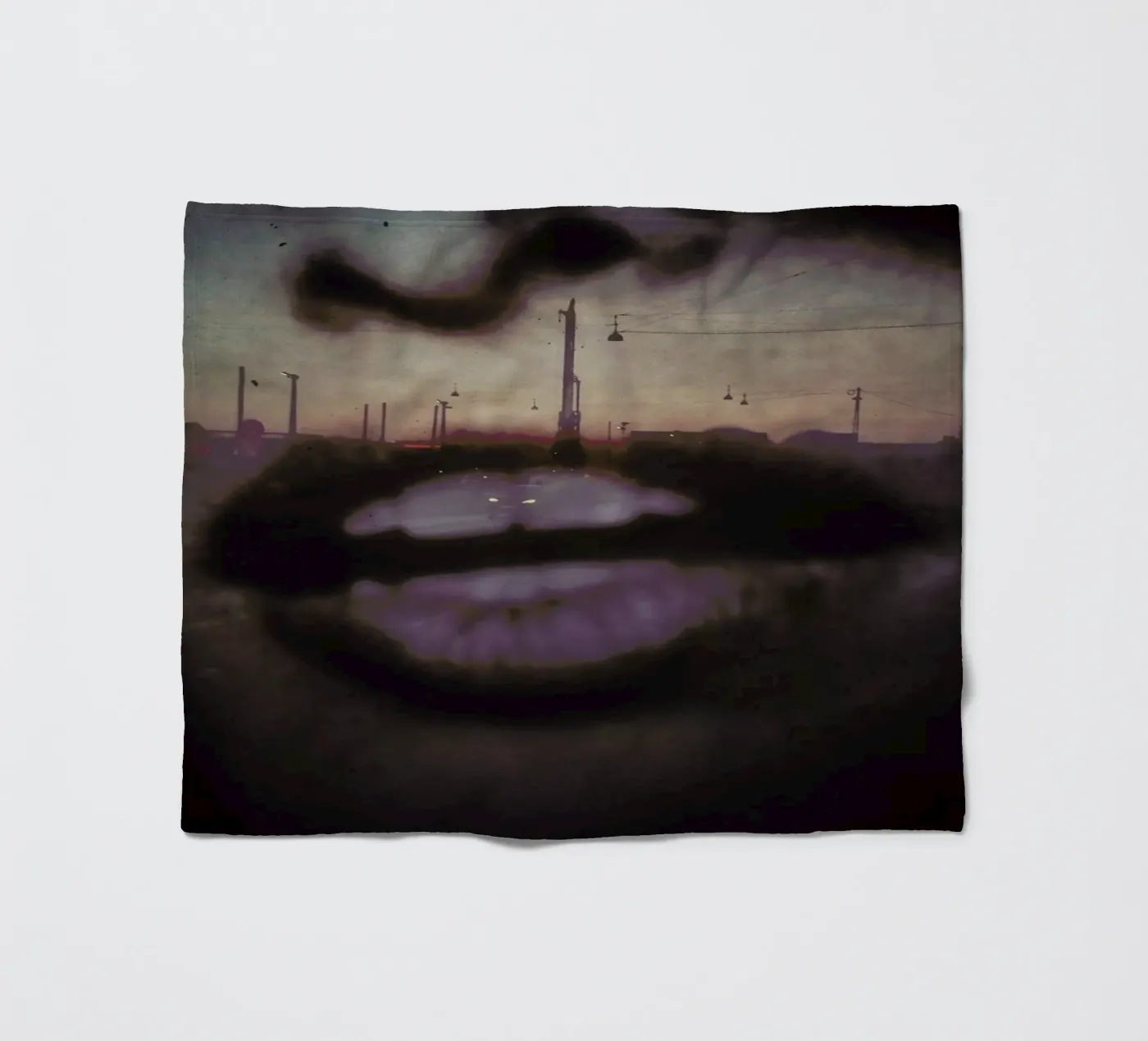 Reflex Lips plaid polaire de Sattrup & Høst