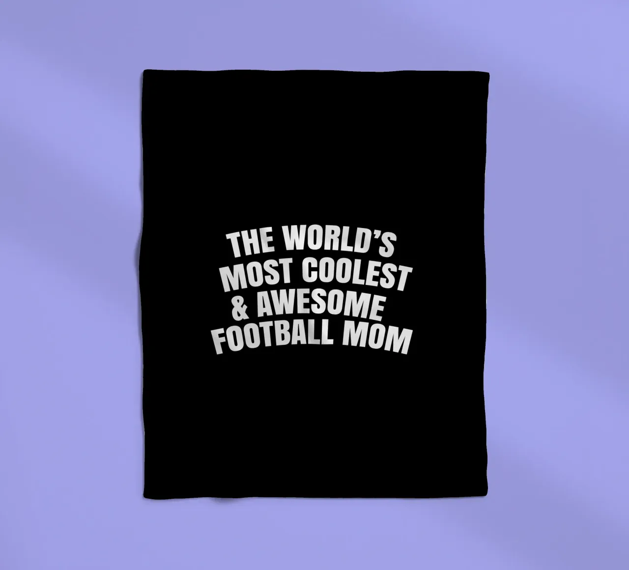 The world's most coolest and awesome football mom coperta in pile da happieeagle